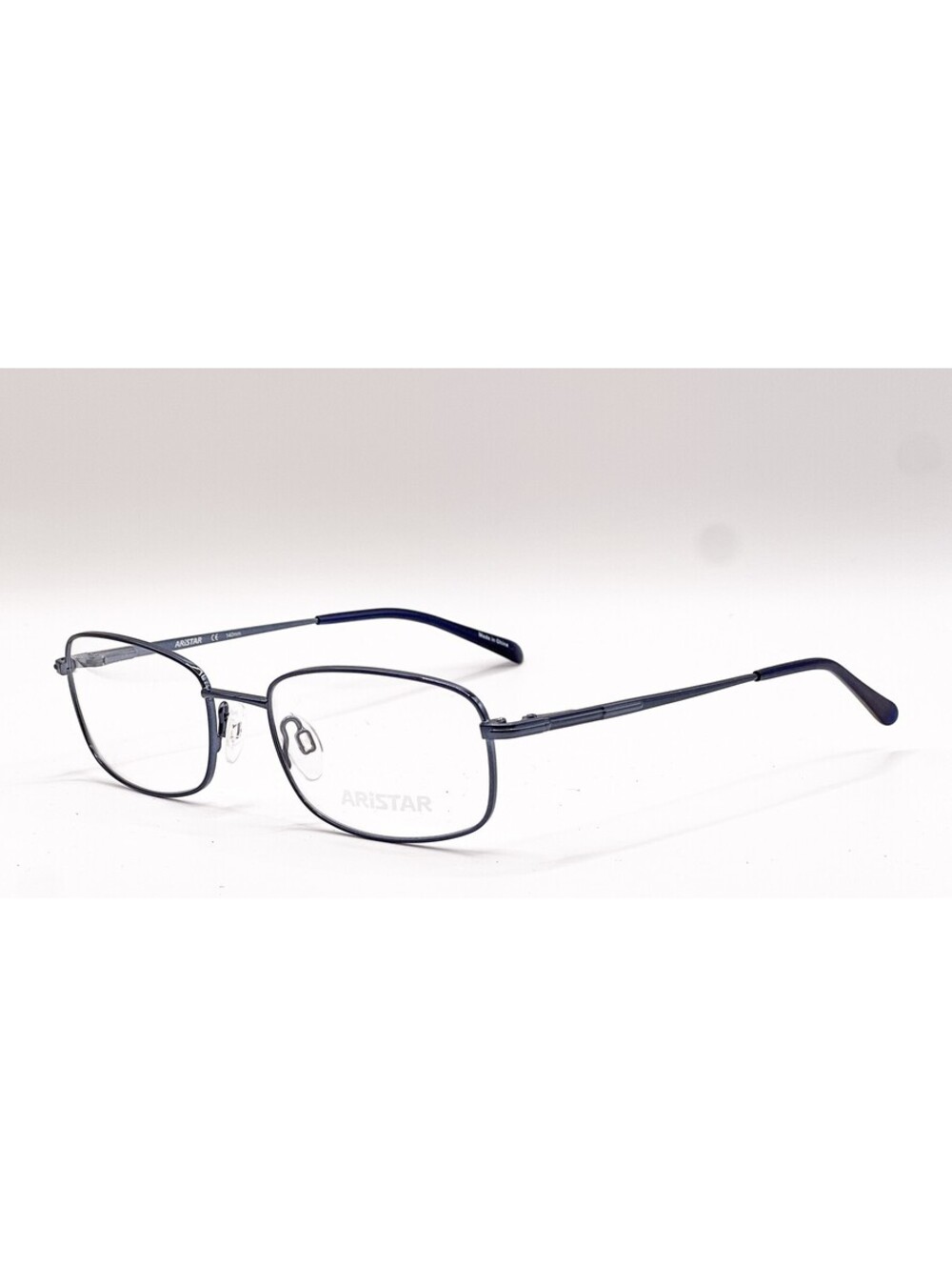 Aristar AR16214 543 Blue Rectangle Authentic Eyeglass Frames 54-19-140